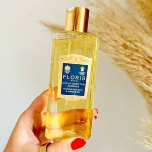 Floris London Night Scented Jasmine Moisturizing Bath & Shower Gel 250 ml/8.5 oz